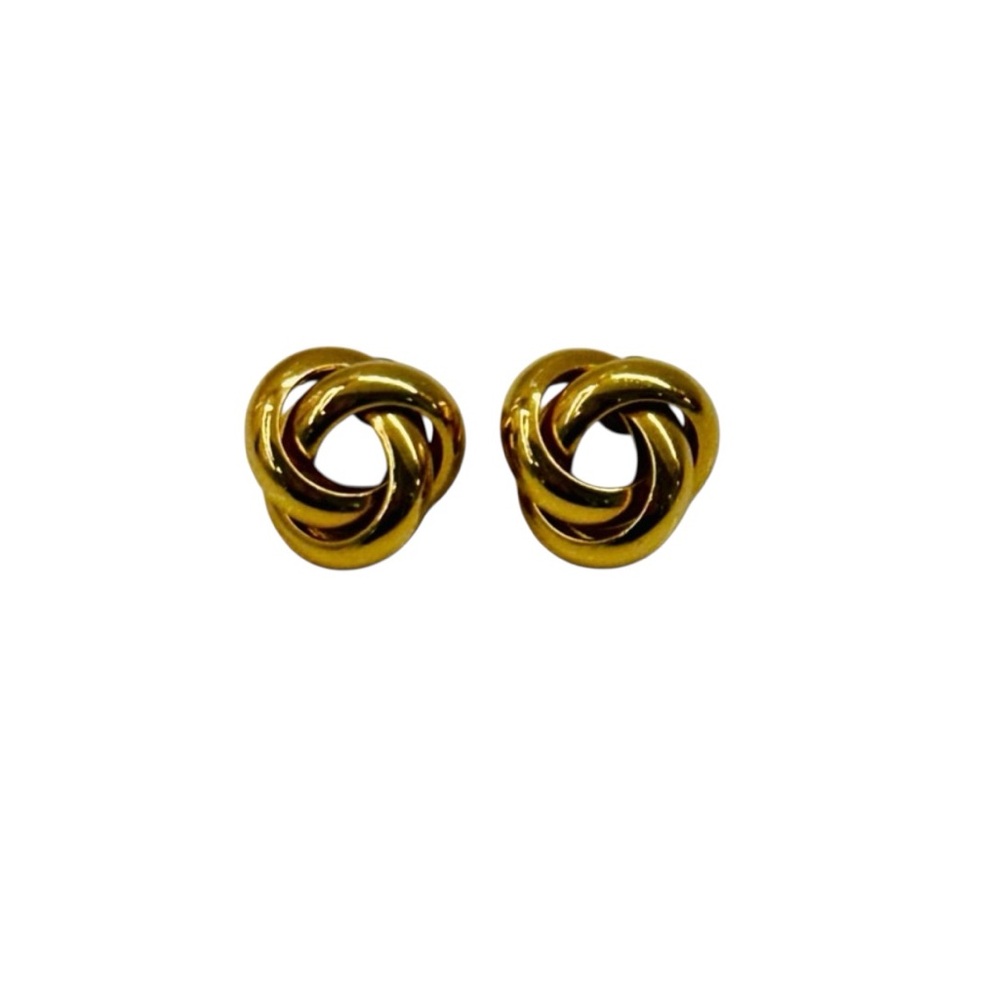 J. Crew Gold Knot Earrings